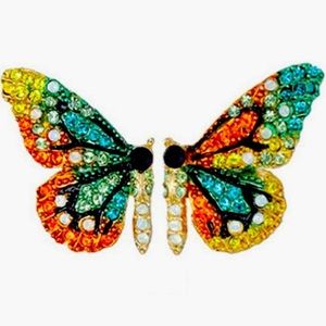 Stud Earrings Fashion Butterfly Wing Stud Earrings